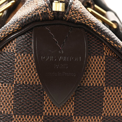 Louis Vuitton Damier Ebene Speedy 25 6 of 9