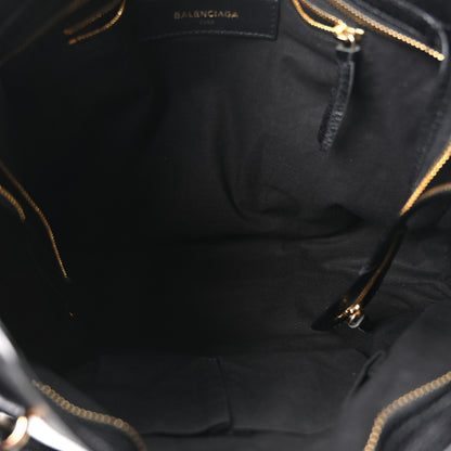 Balenciaga Chevre Gold Metallic Edge Hardware City Black 6 of 11