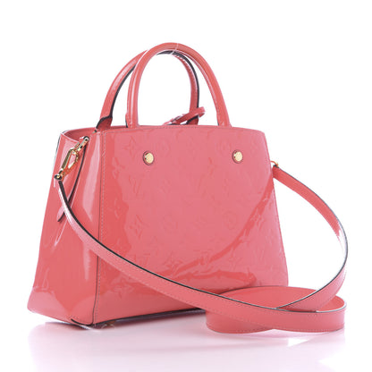 Louis Vuitton Vernis Montaigne BB Poppy 3 of 12