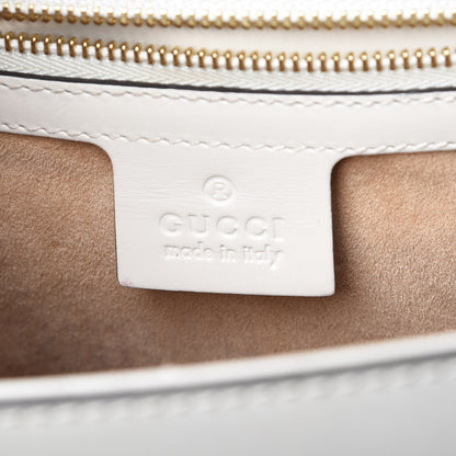 Gucci Calfskin Small Sylvie Shoulder Bag White 6 of 12