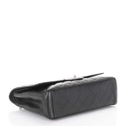 Chanel Caviar Quilted Maxi Double Flap Black 5 of 8