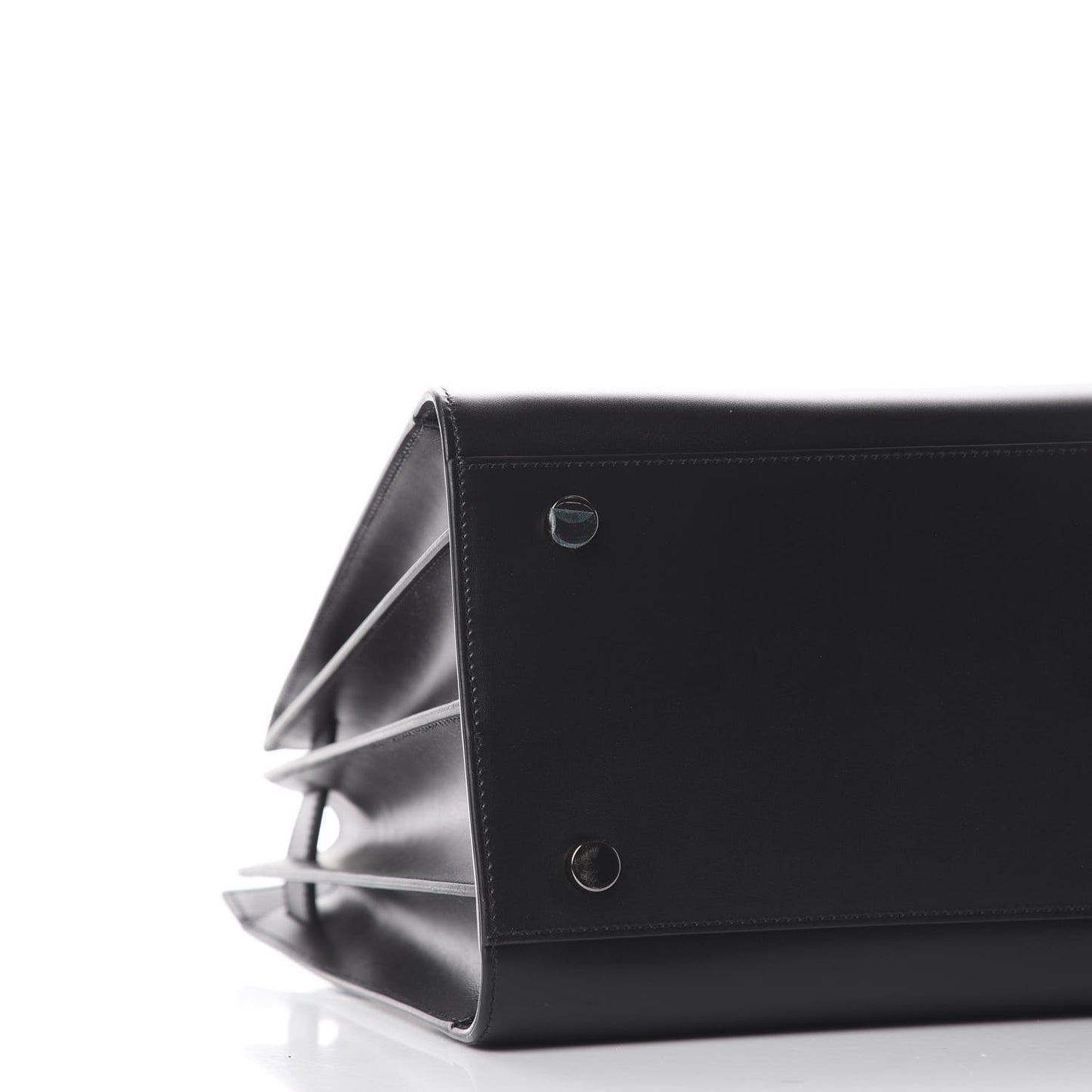 Smooth Calfskin Small Sac De Jour Black