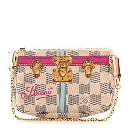 Louis Vuitton Damier Azur Summer Trunks Hawaii Mini Pochette Accessories 1 of 7