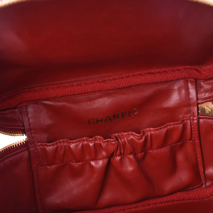 Chanel Caviar Vanity Cosmetic Case Red 9 of 12