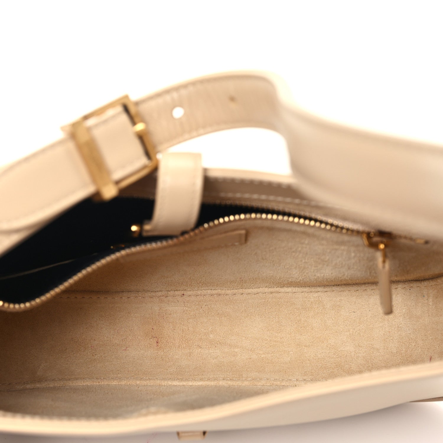 Saint Laurent Smooth Calfskin Le 5 A 7 Hobo Dark Beige 5 of 12