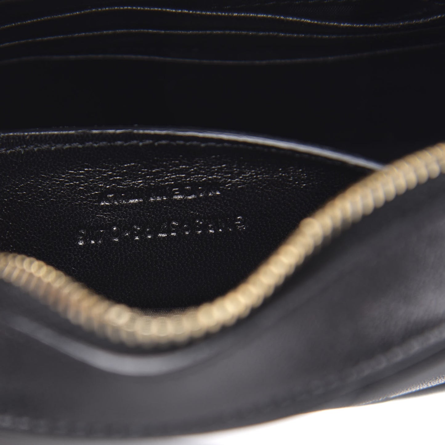 Lambskin Chevron Small Classic Monogram Camera Bag Black