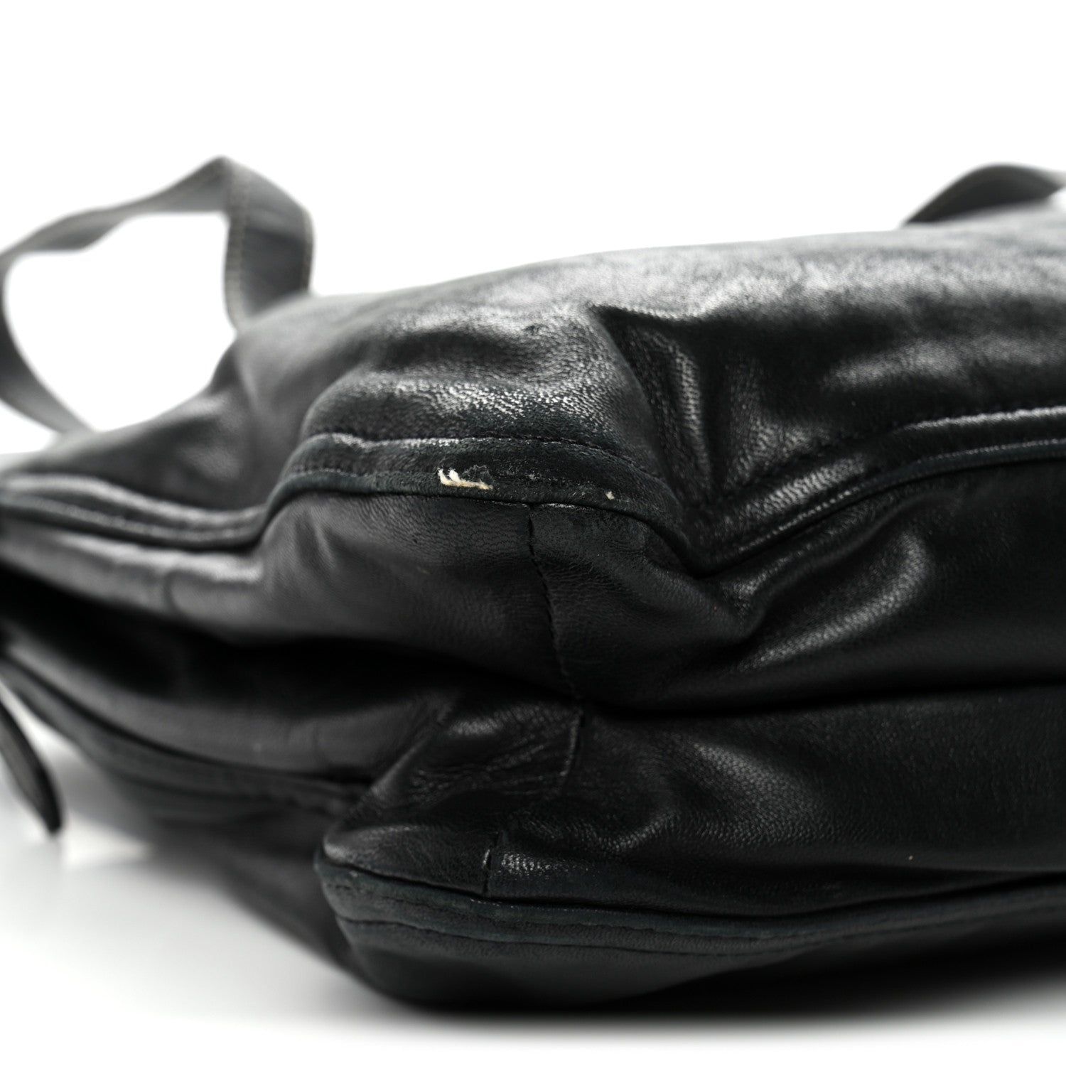 Prada Nappa Pocket Satchel Black 9 of 16