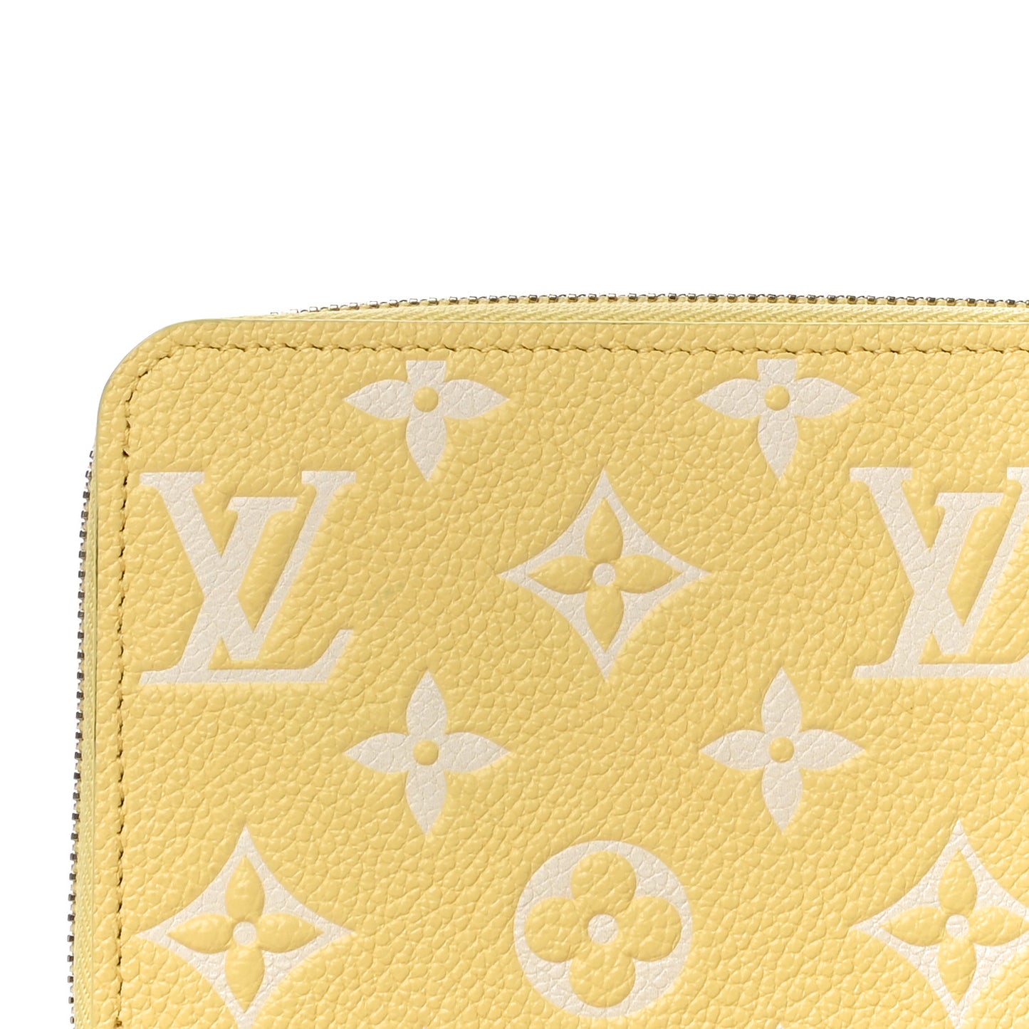 Empreinte Monogram Zippy Wallet Lemon Curd Yellow