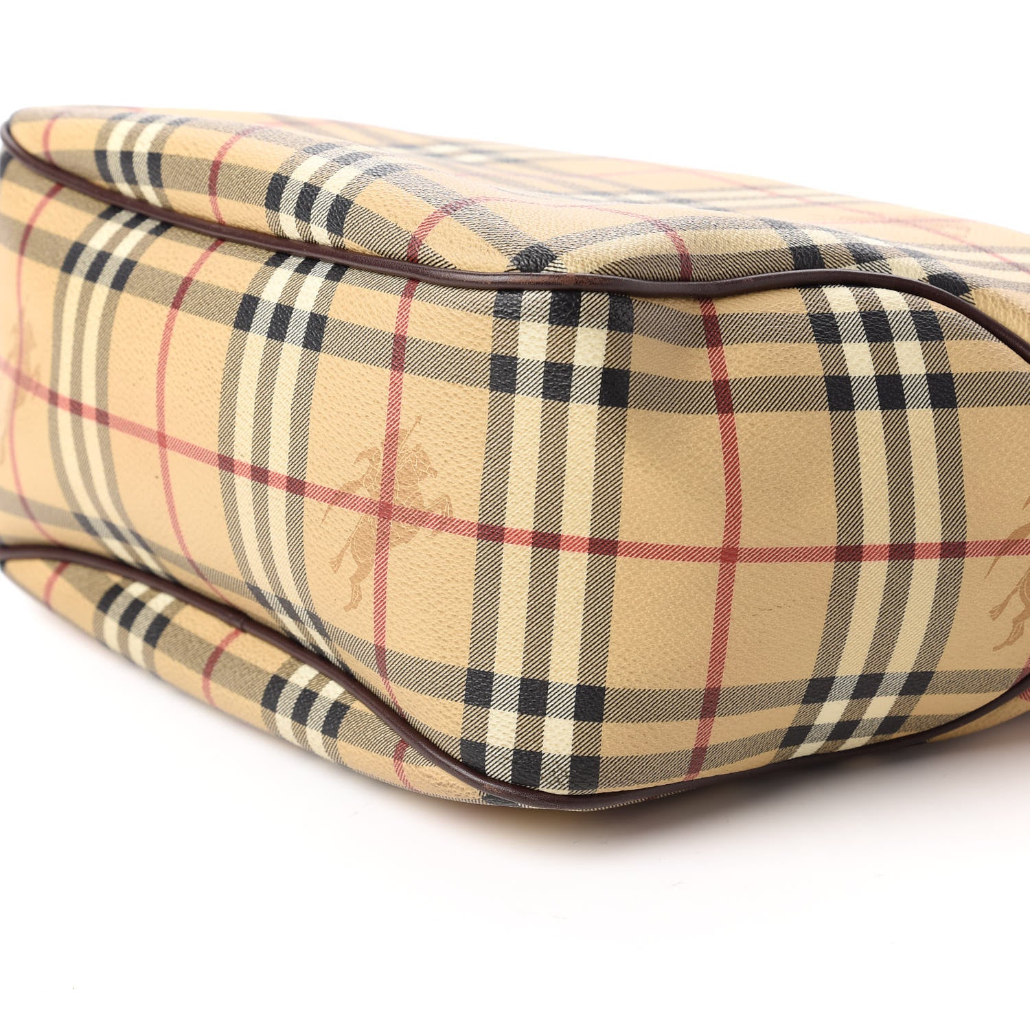 Burberry Haymarket Check Hobo Chocolate 7 of 12