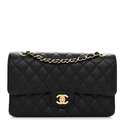 Chanel Caviar Quilted Medium Double Flap Black 1 of 11