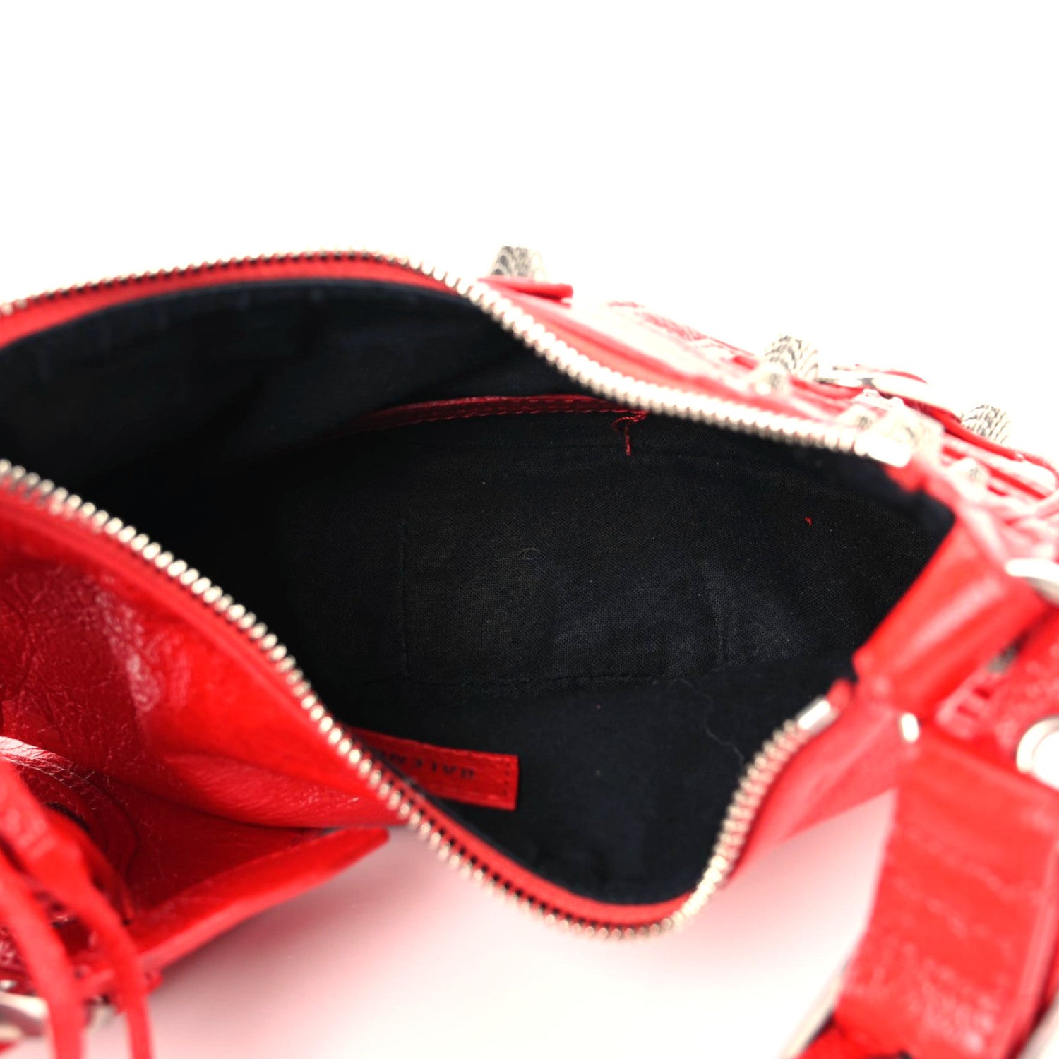 Balenciaga Agneau Arena Le Cagole Shoulder Bag XS Bright Red 4 of 13