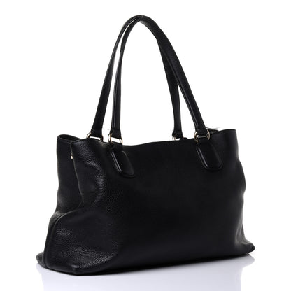 Gucci Cellarius Calfskin Medium Soho Working Tote Black 2 of 4