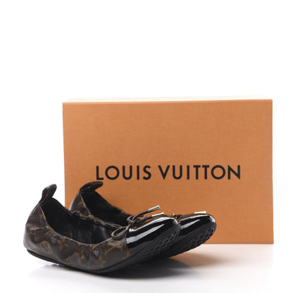Louis Vuitton Monogram Flirty Ballerina Flats 37.5 Black 12 of 12