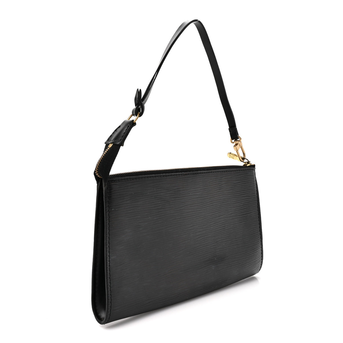 Louis Vuitton Epi Pochette Accessories 24 Black 3 of 9