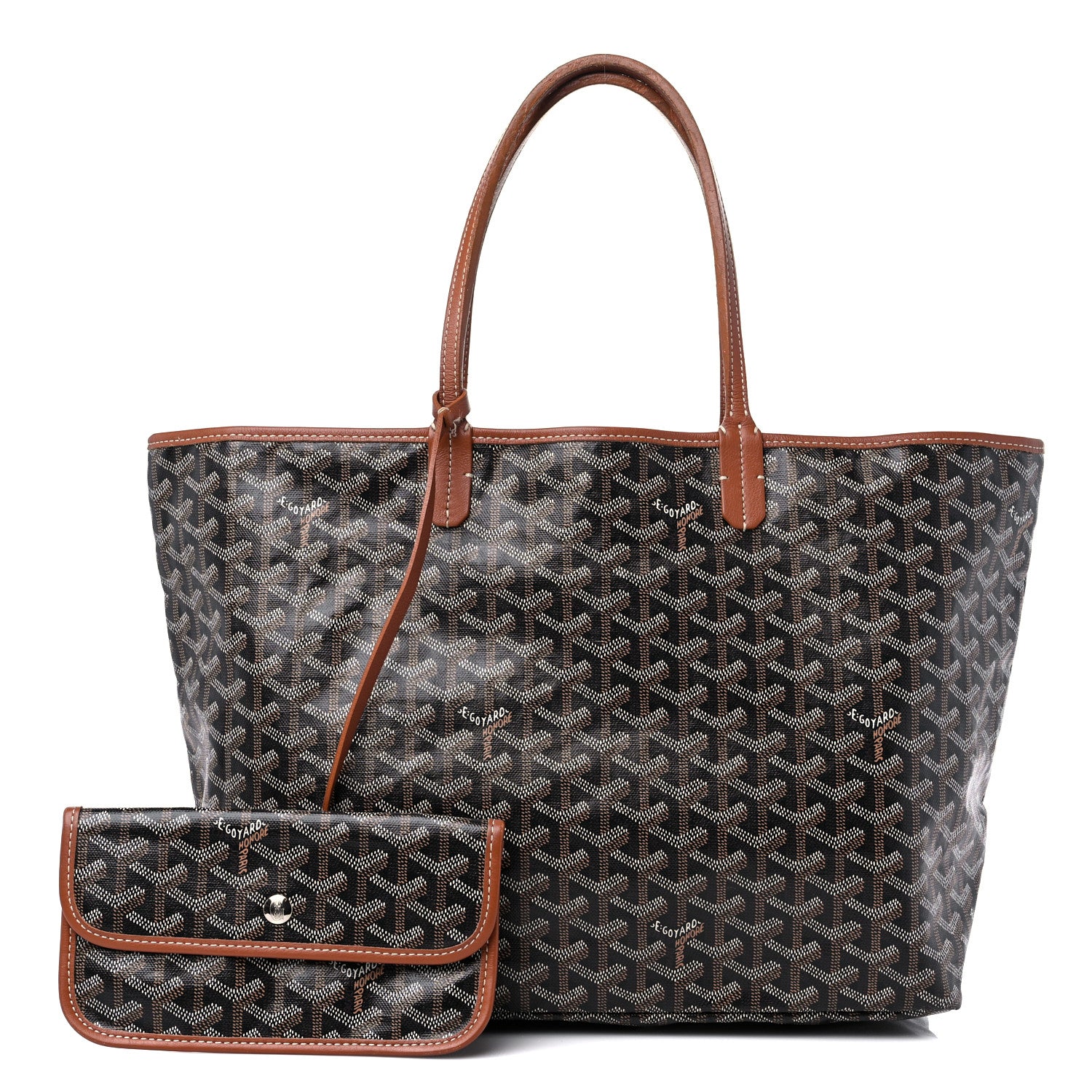 Goyard Goyardine Saint Louis PM Black Gold 1 of 14