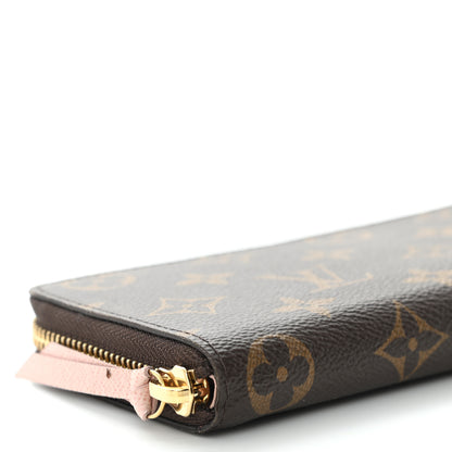 Louis Vuitton Monogram Clemence Wallet Rose Ballerine 8 of 10