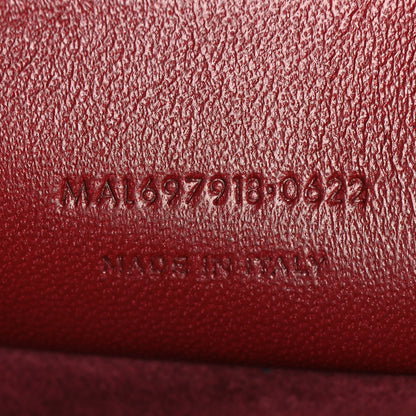 Saint Laurent Calfskin Paris VII Medium Flat Hobo Red 9 of 13