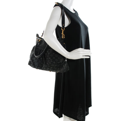 Louis Vuitton Denim Neo Cabby MM Black 2 of 7