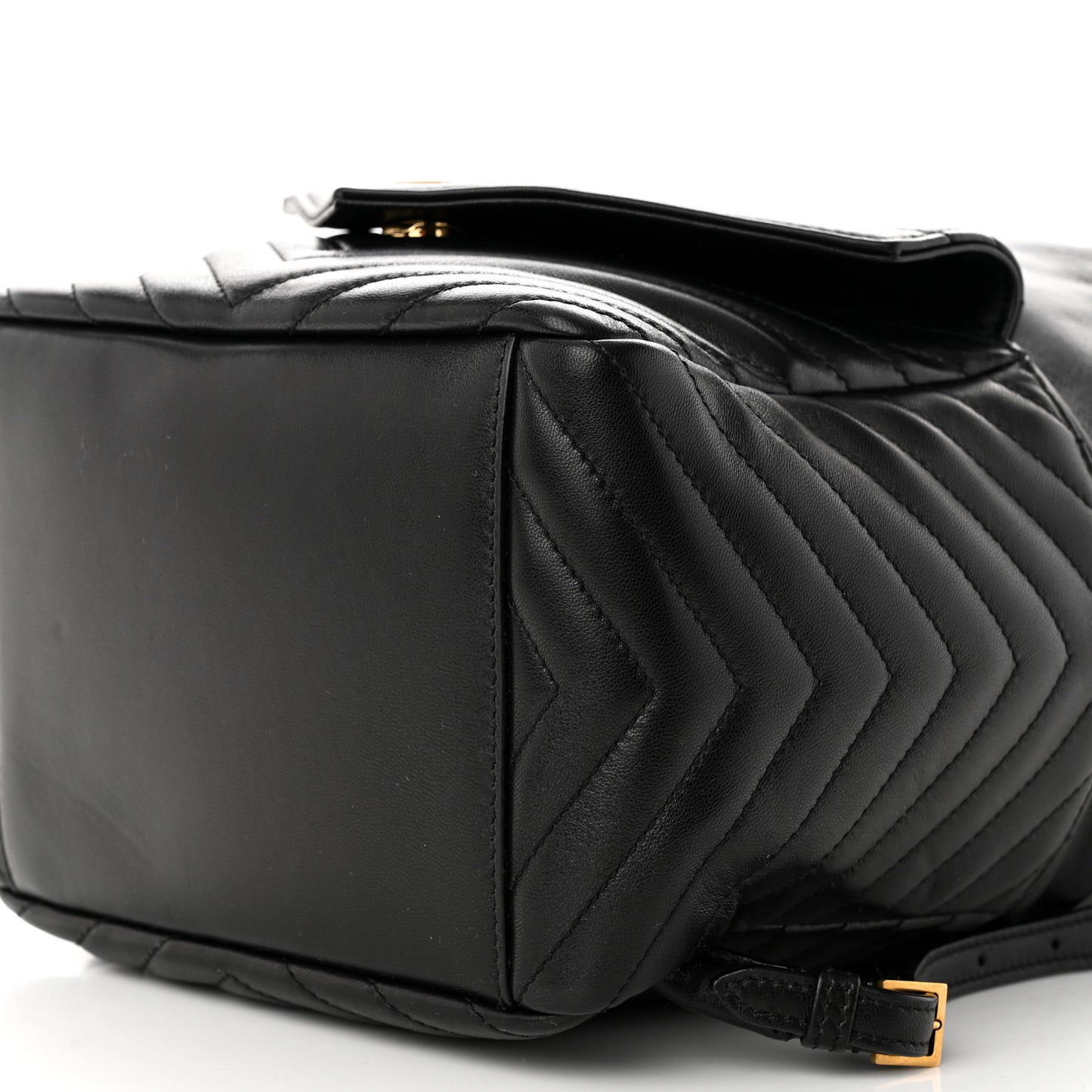 Lambskin Matelasse Monogram Joe Backpack Black