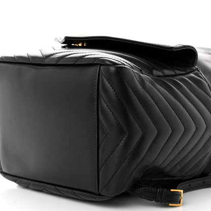 Saint Laurent Lambskin Matelasse Monogram Joe Backpack Black 10 of 11