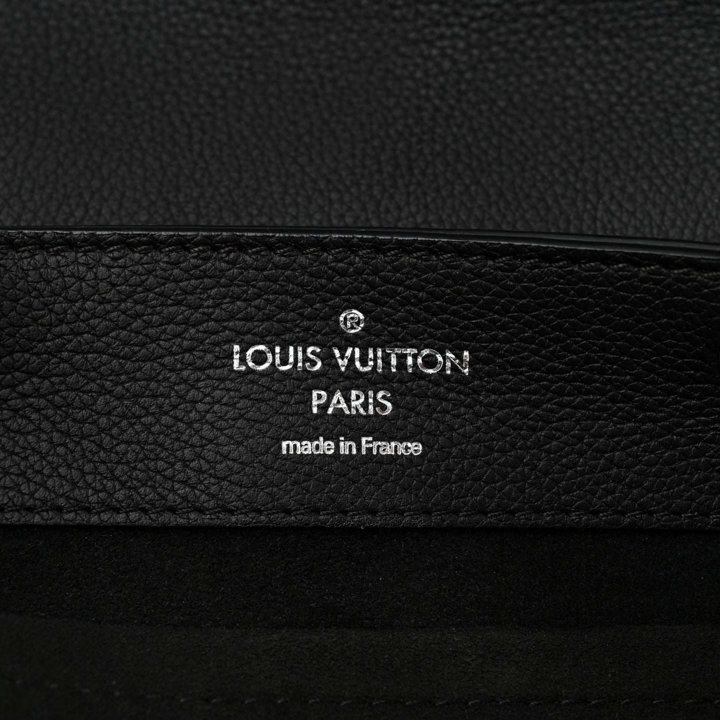 Calfskin Lockme Backpack Black