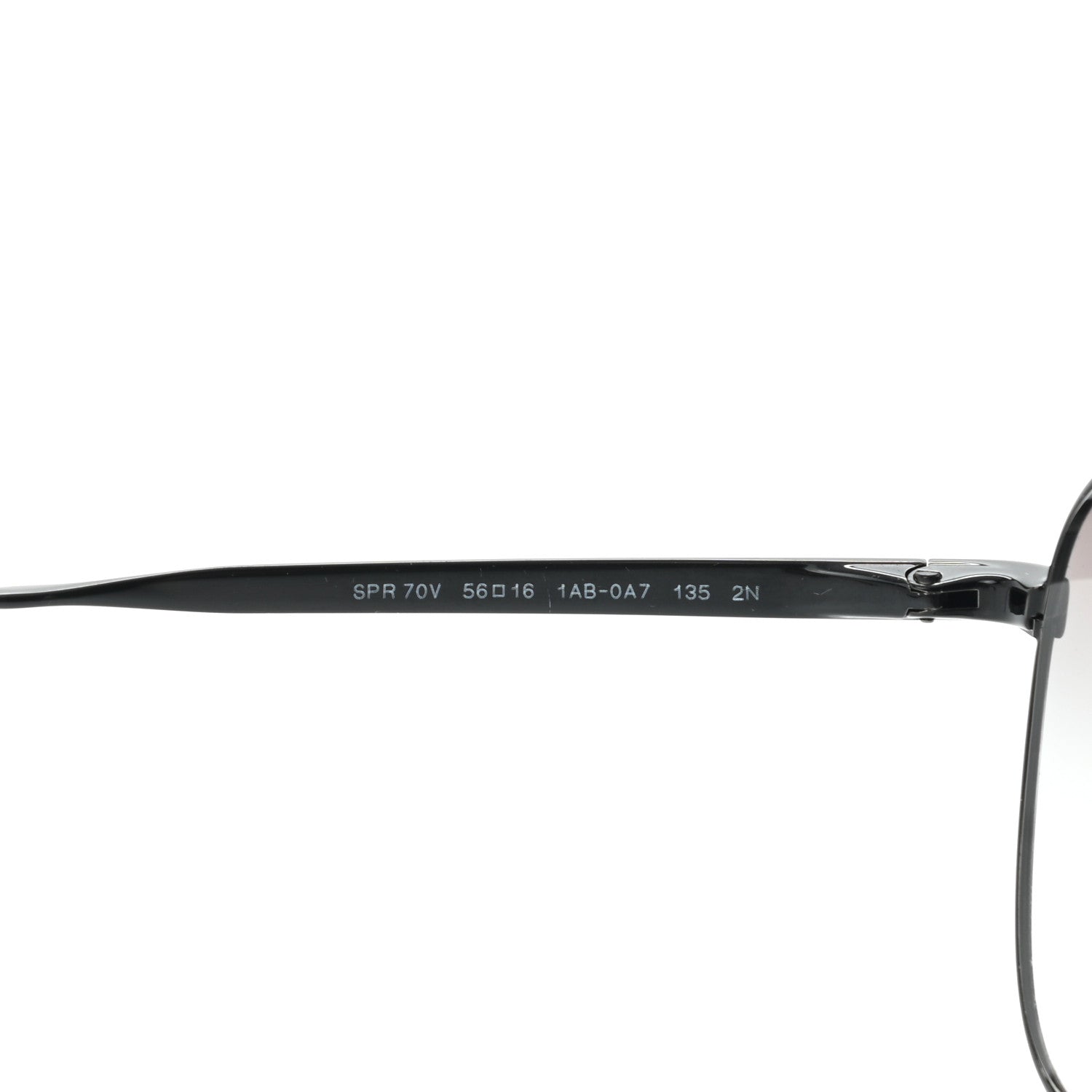 Prada Aviator Sunglasses SPR 70V Black 6 of 6