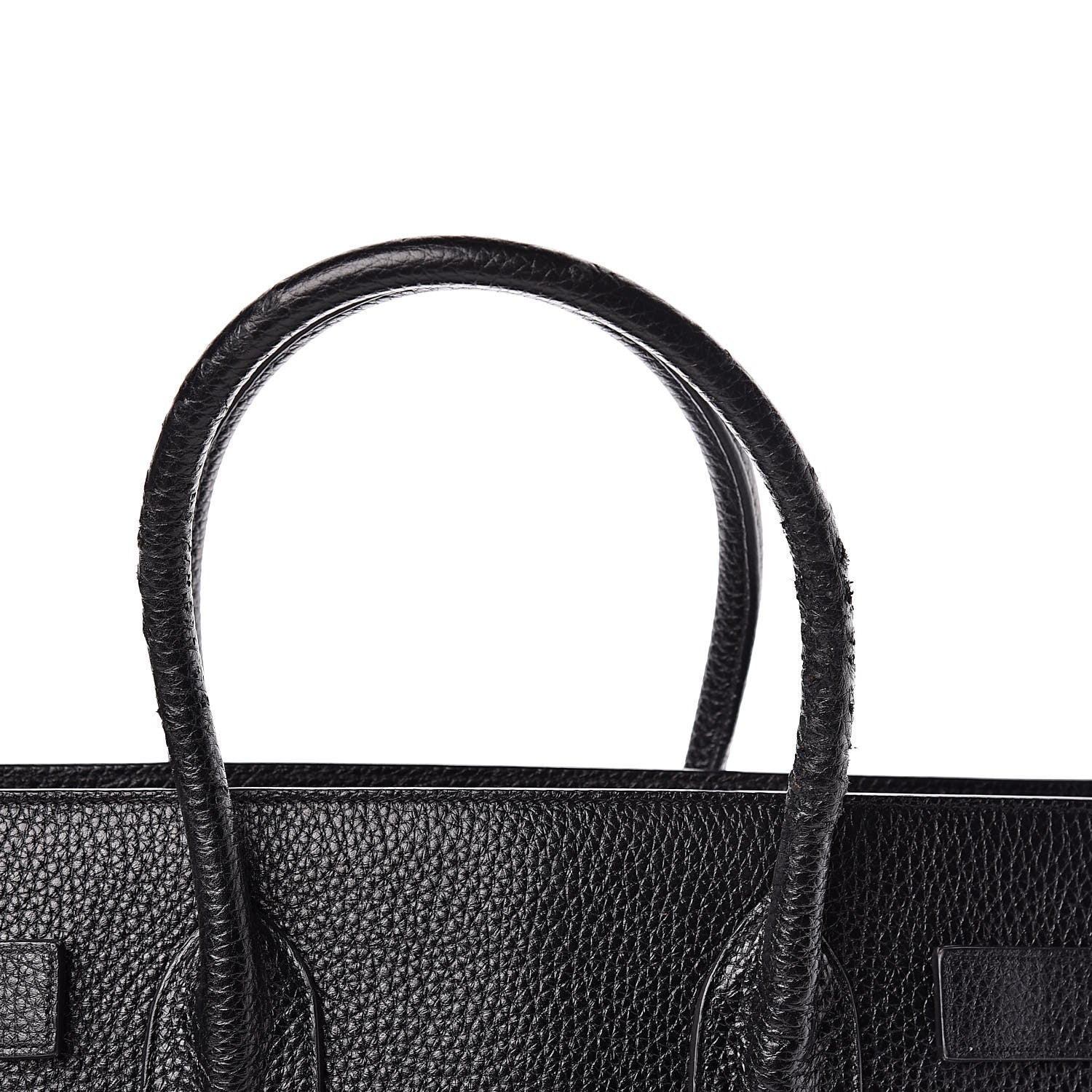 Saint Laurent Grained Calfskin Large Sac De Jour Carryall Black 9 of 13