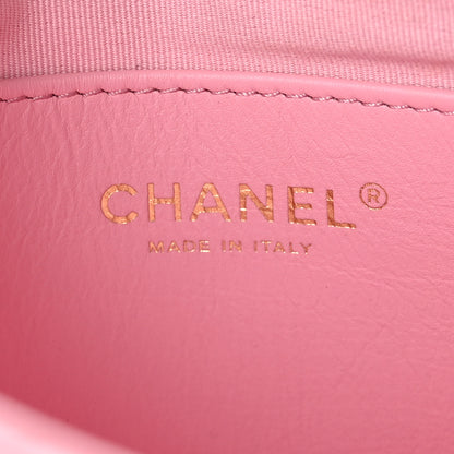 Chanel Lambskin Quilted CC Links Hobo Light Pink 7 of 10
