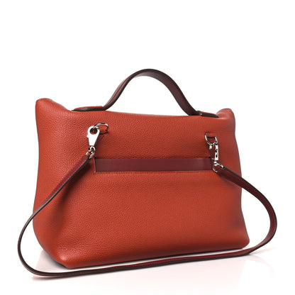 Hermes Evercolor Swift 24/24 29 Brique Rouge H Rouge Piment Bleu Frida 3 of 11