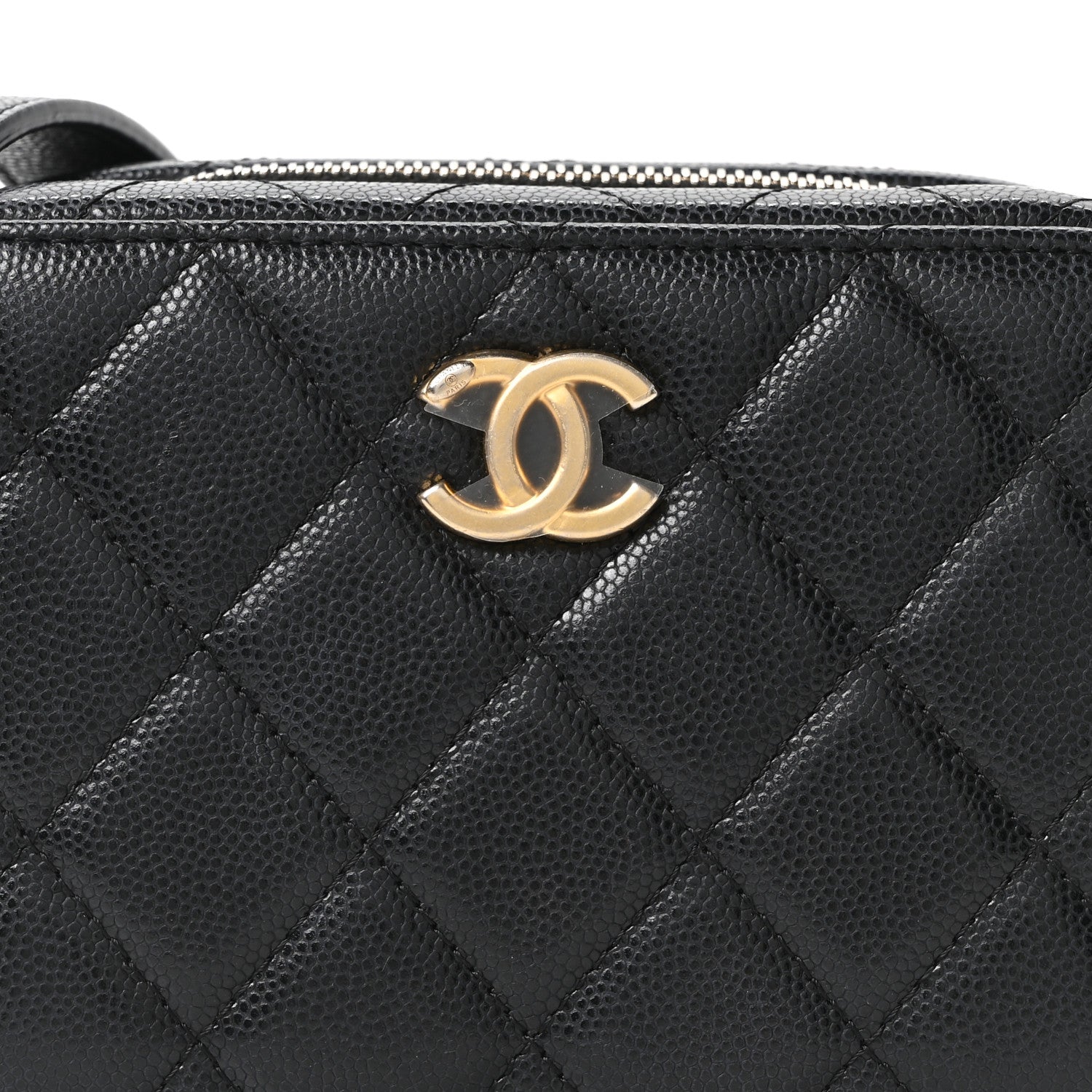 Chanel Caviar Quilted Twist Your Buttons Clutch With Chain Black 8 of 11