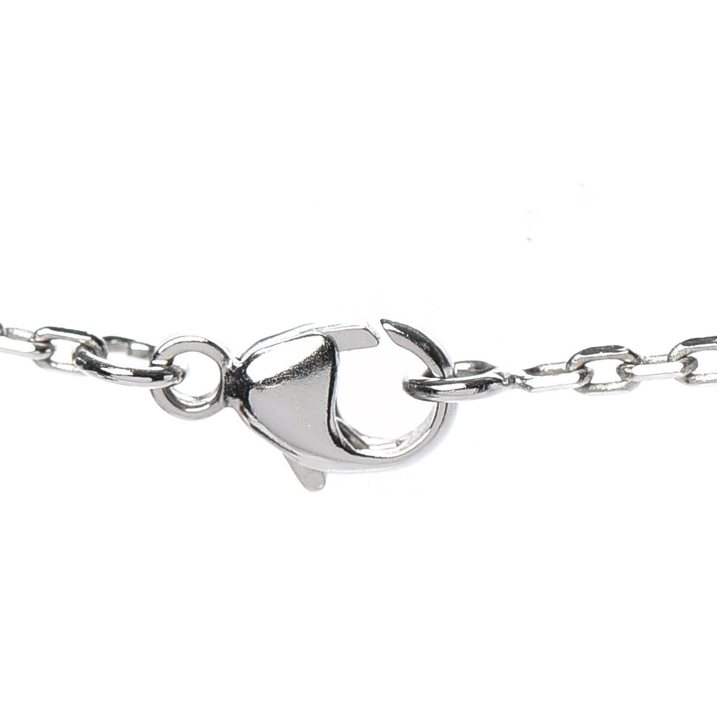 Palladium Mini Pop H Pendant Necklace Rose Dragee