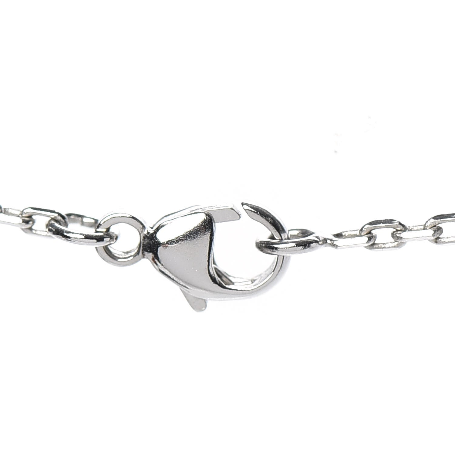 Hermes Palladium Mini Pop H Pendant Necklace Rose Dragee 4 of 5