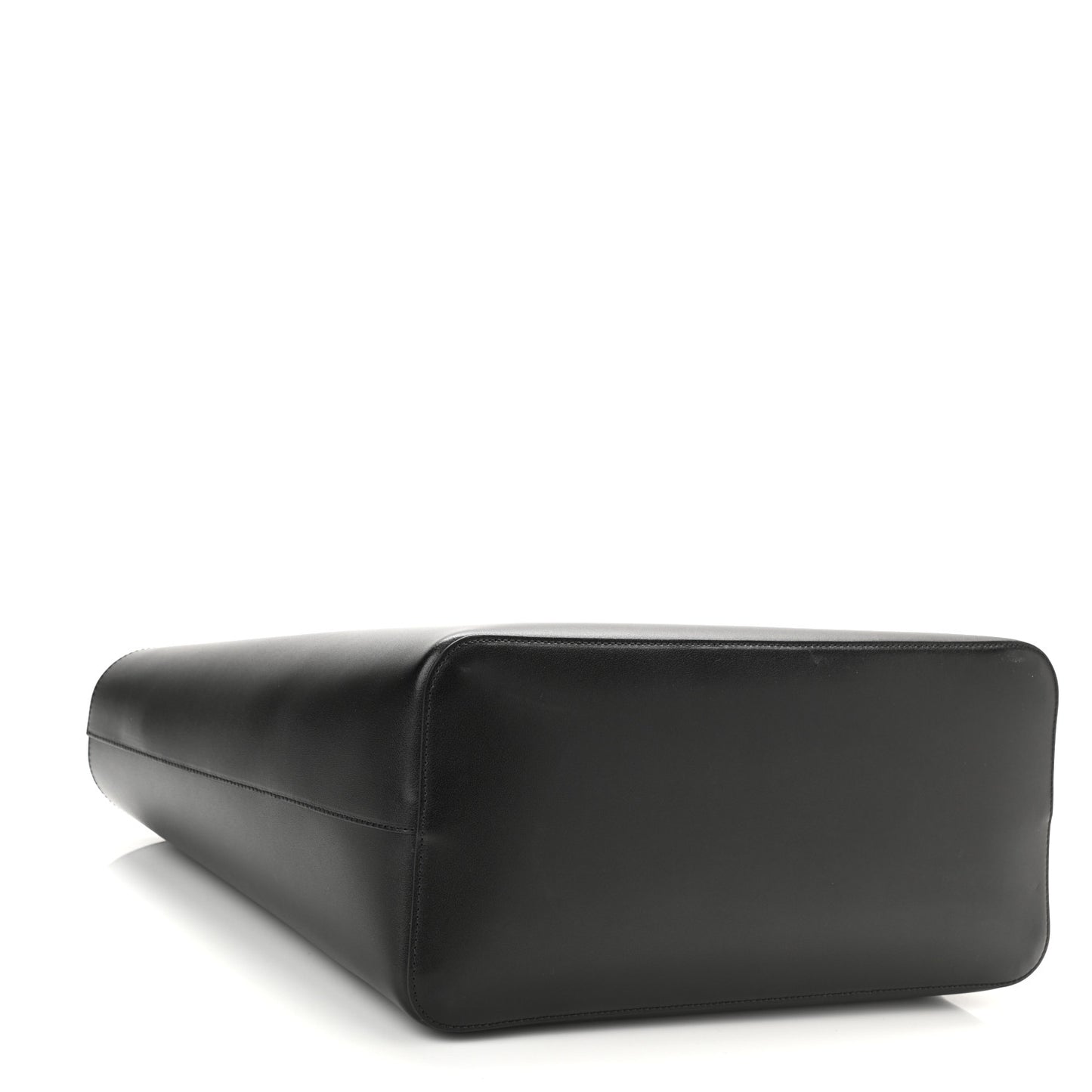 Smooth Calfskin Wing Shopping Bag Black