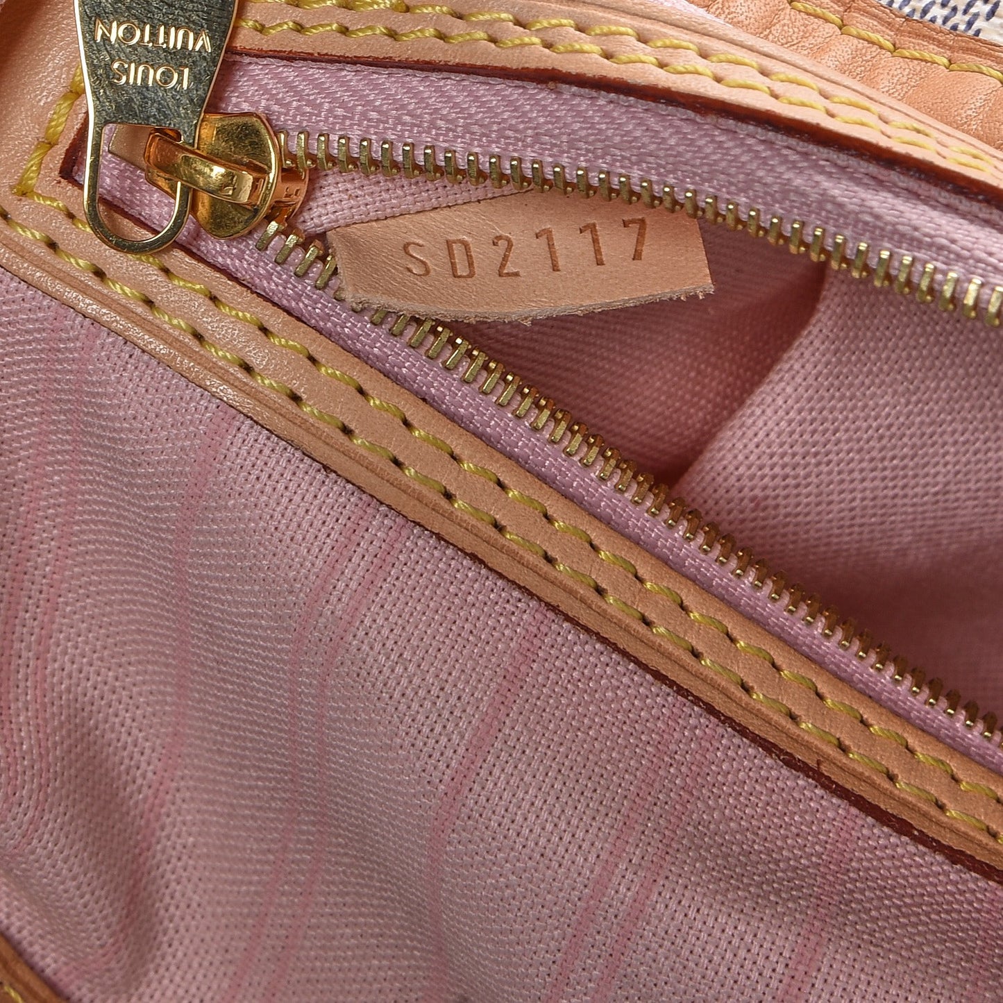 Damier Azur Delightful PM Rose Ballerine