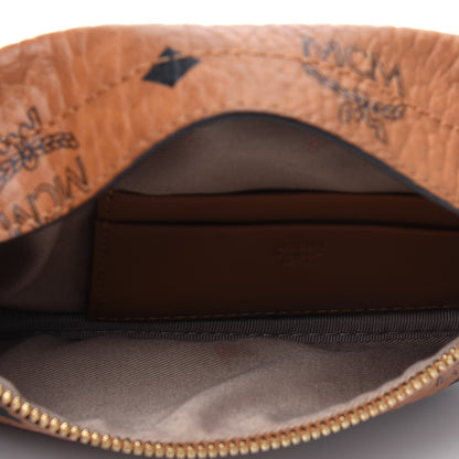 MCM Visetos Small Crossbody Belt Bag Cognac 9 of 27