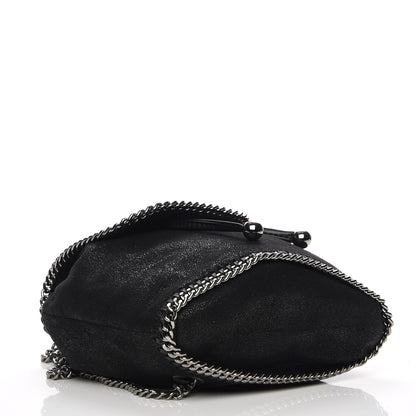 Stella McCartney Shaggy Deer Mini Falabella Backpack Black 4 of 8