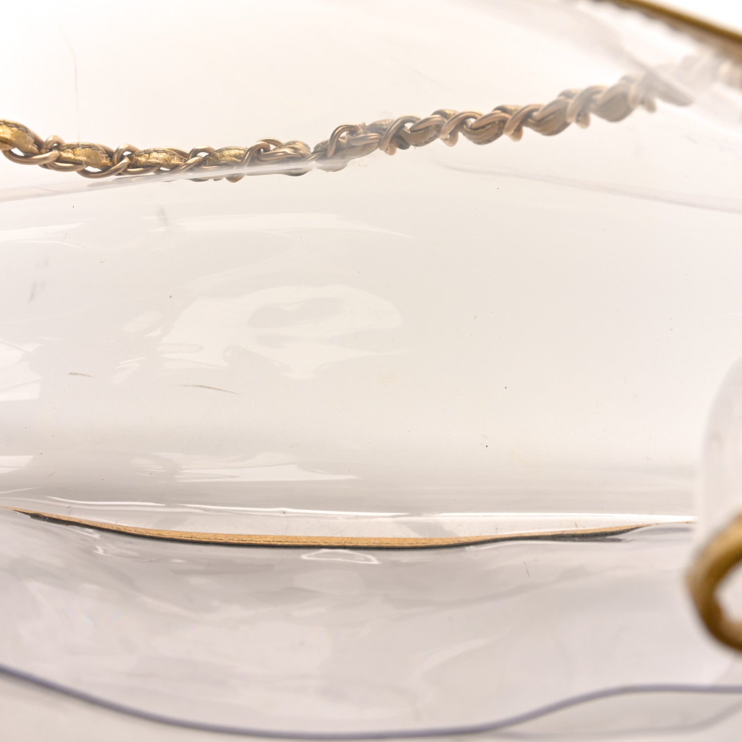 Chanel Vinyl Naked Tote Gold 4 of 10