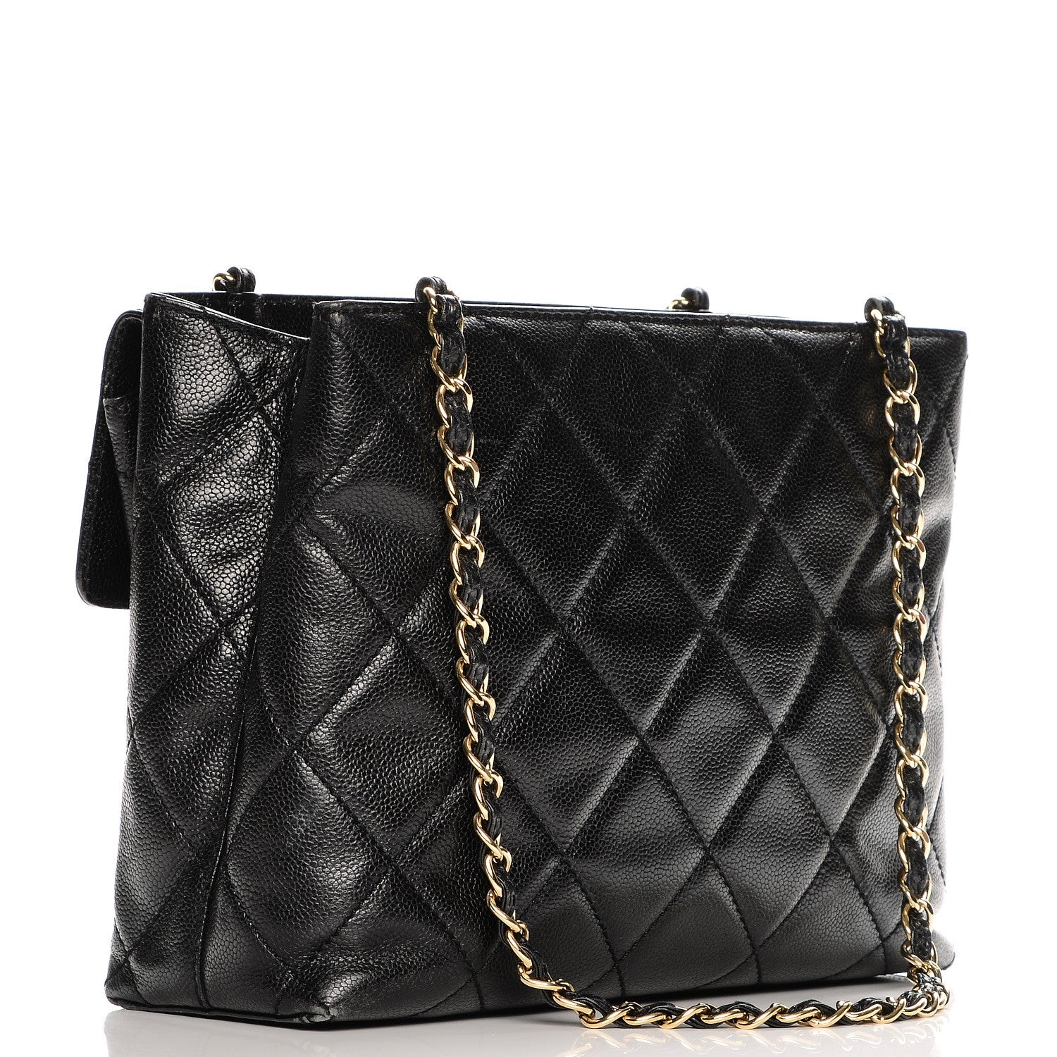 Chanel Caviar Quilted Flap Shoulder Bag Black 3 of 12