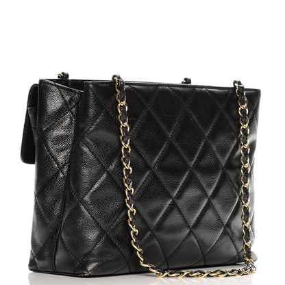 Chanel Caviar Quilted Flap Shoulder Bag Black 3 of 12