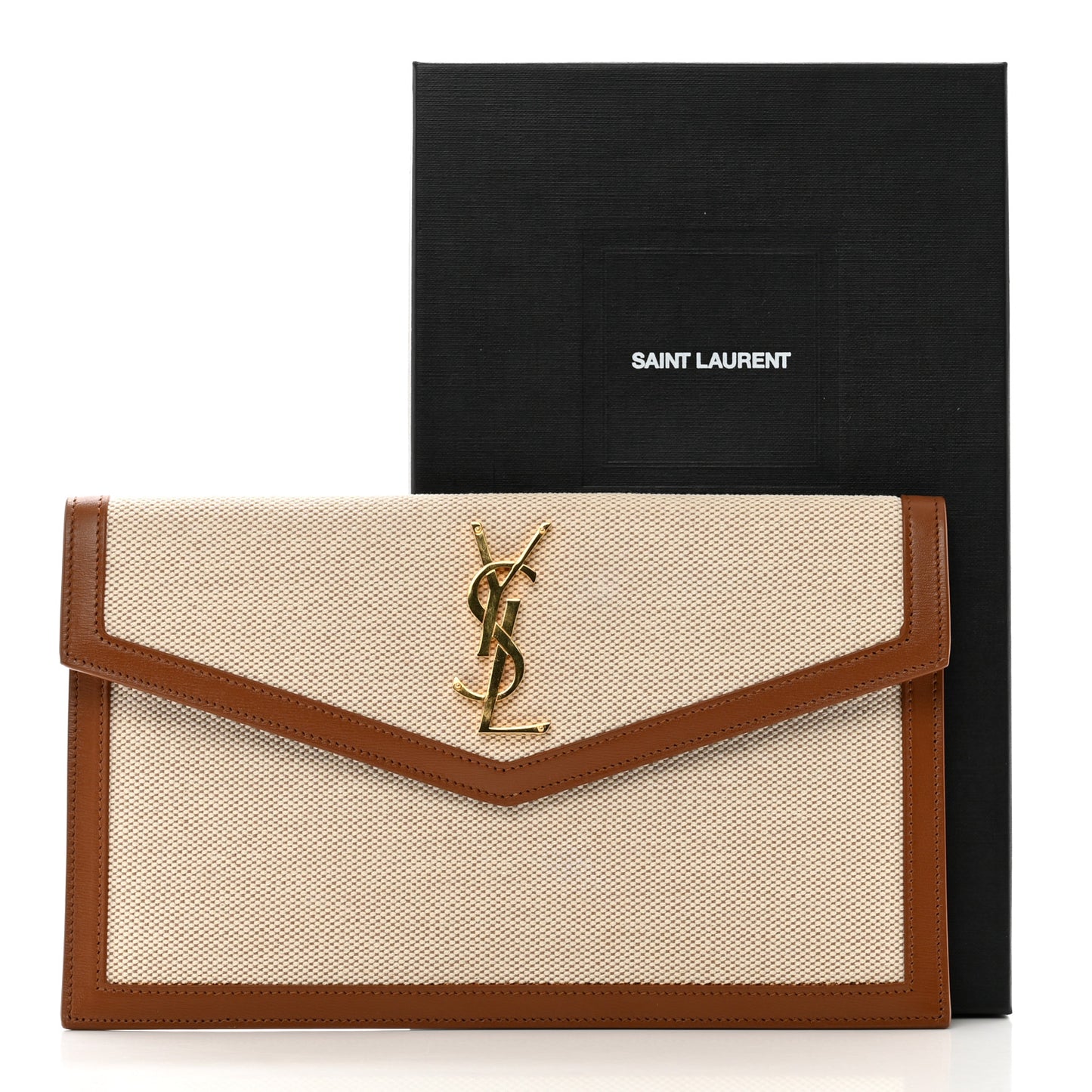 Canvas Uptown Pouch Natural Beige Brick