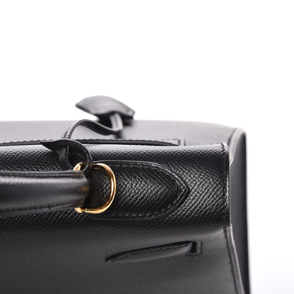 Hermes Epsom Kelly Sellier 32 Black 32 of 35