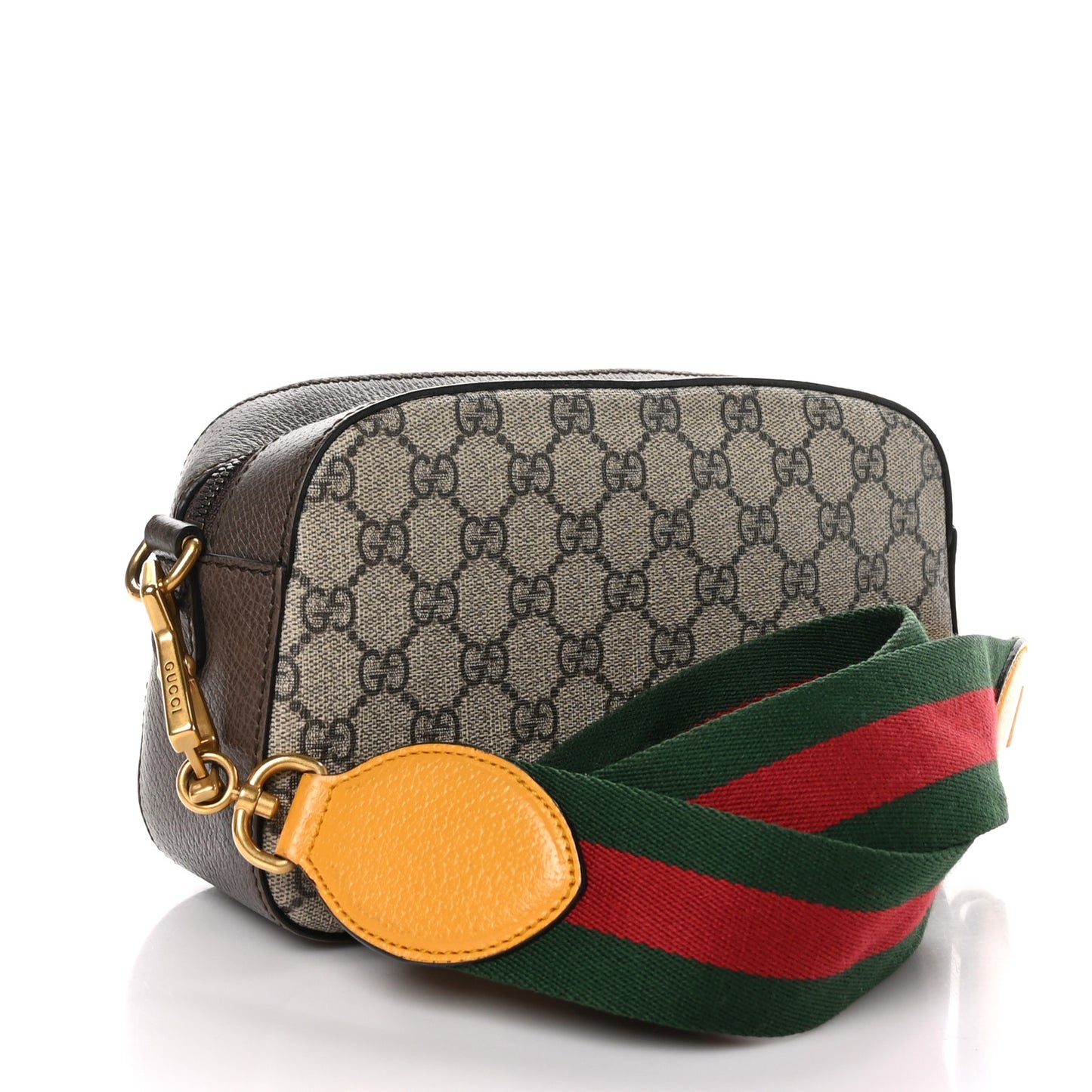 GG Supreme Monogram Web Neo Vintage Shoulder Bag Beige New Acero Crop