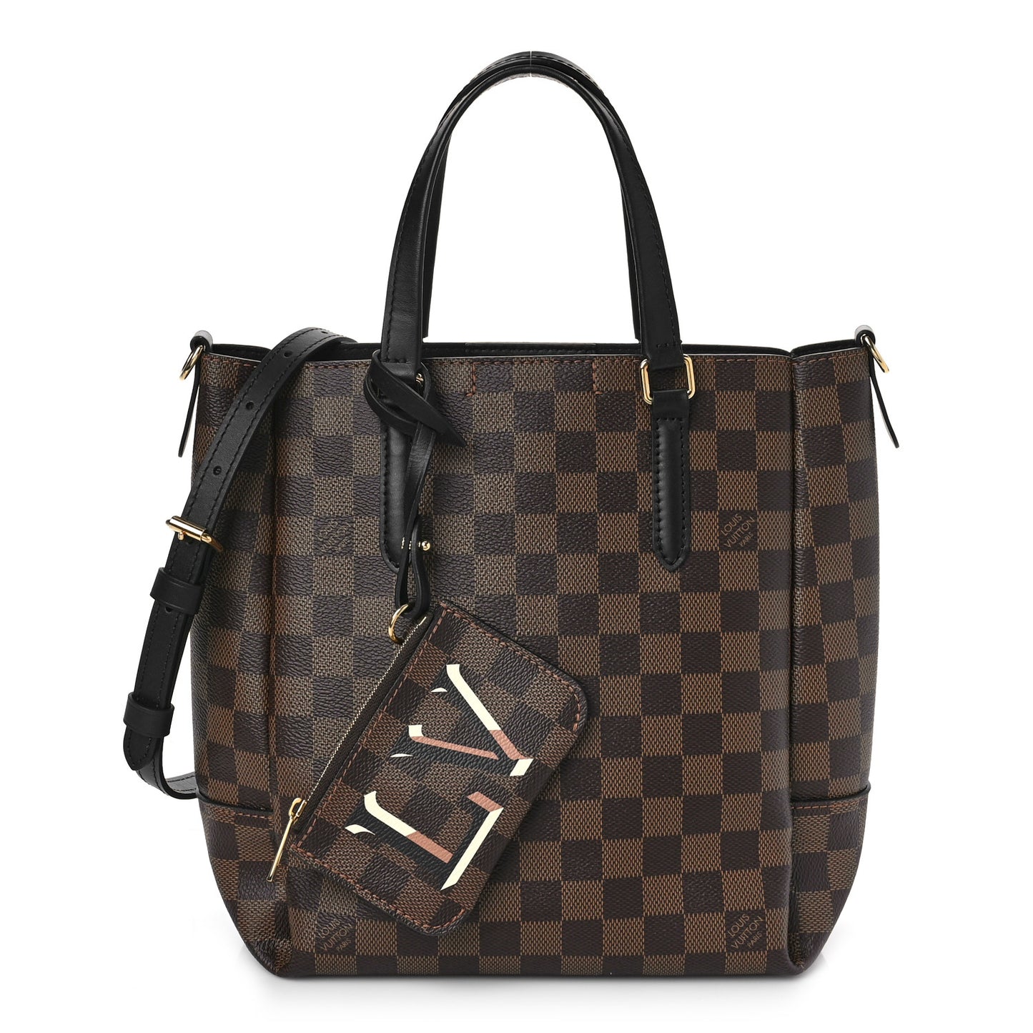 Damier Ebene Belmont PM Black