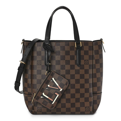 Louis Vuitton Damier Ebene Belmont PM Black 1 of 8