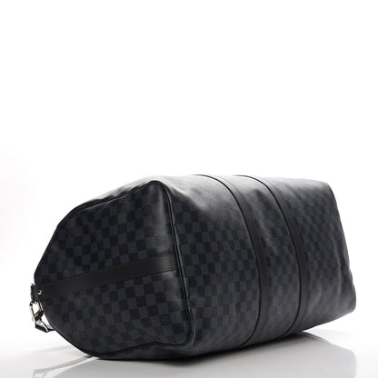 Louis Vuitton Damier Cobalt Keepall Bandouliere 55 4 of 8