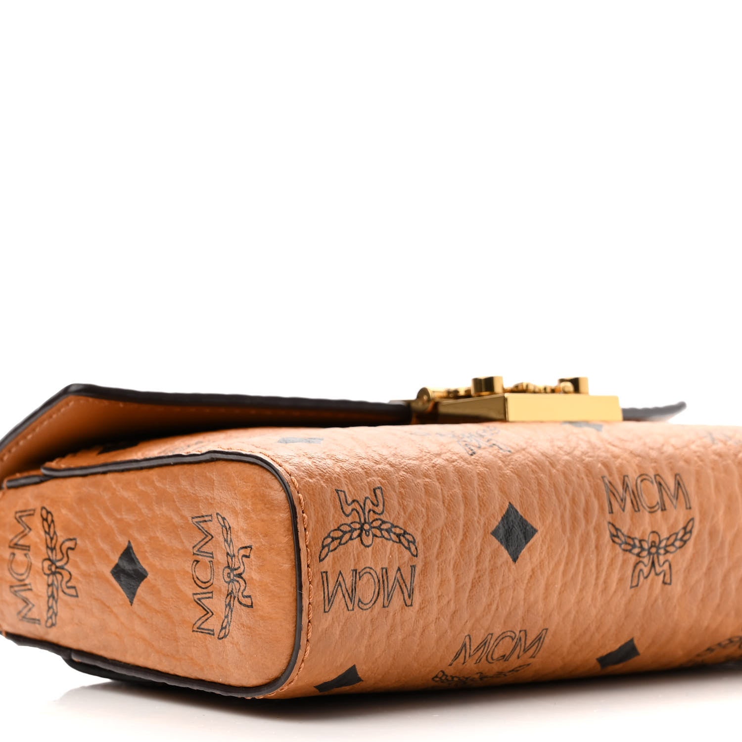 MCM Visetos Small Millie Belt Bag Cognac 8 of 9