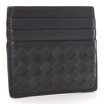 Bottega Veneta Nappa Intrecciato Card Holder Black 3 of 9