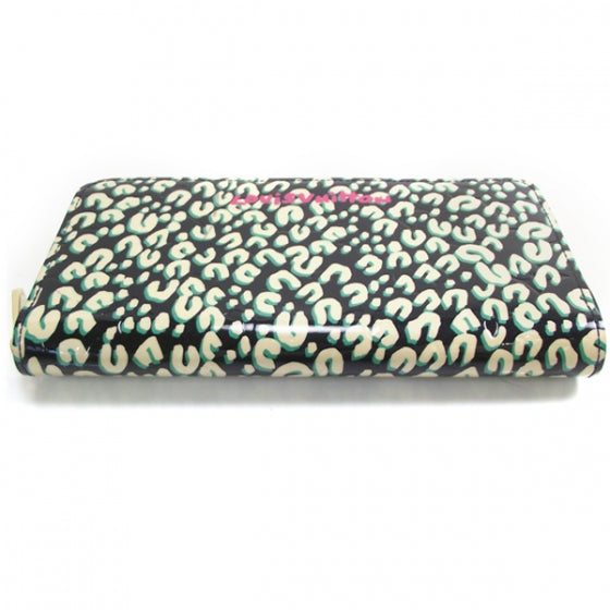 Louis Vuitton Leopard Zippy Wallet Blue Infini 4 of 7