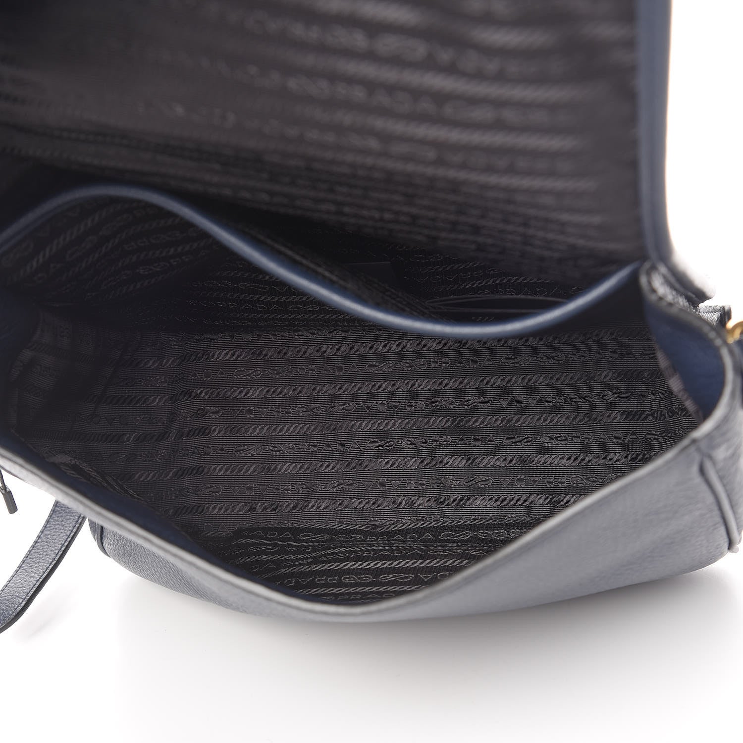 Prada Vitello Phenix Crossbody Bag Baltico 5 of 11
