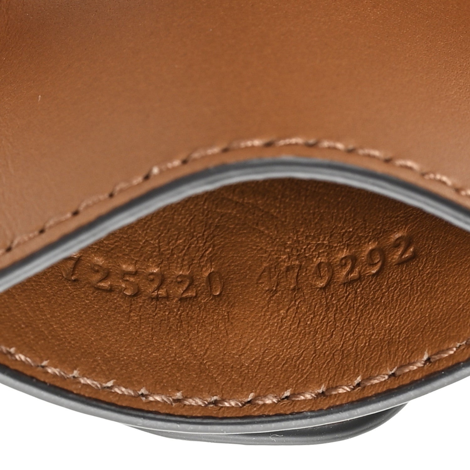 Gucci Calfskin GG Marmont Web Key Holder Brown 4 of 5